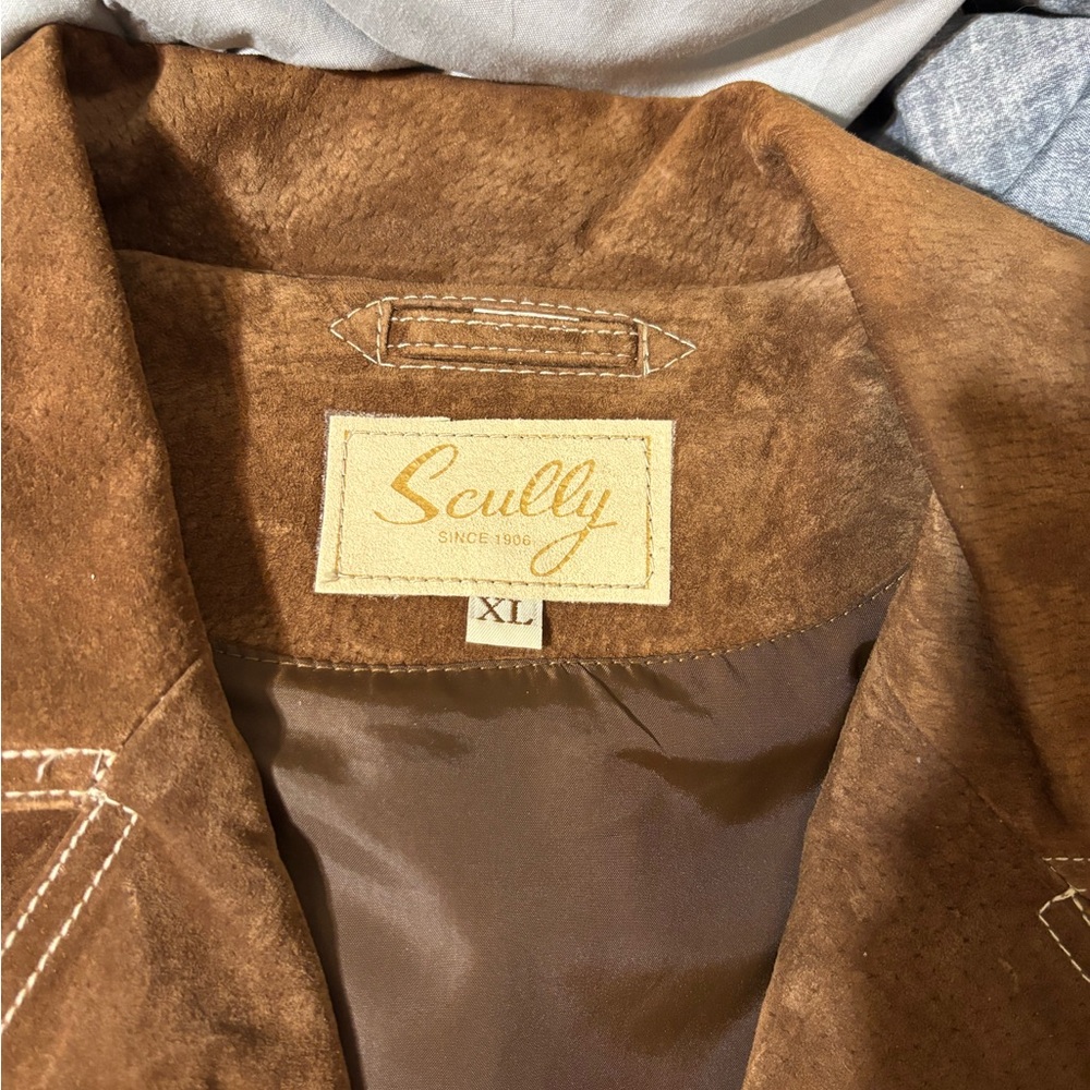 Scully Tan Suede Outerwear